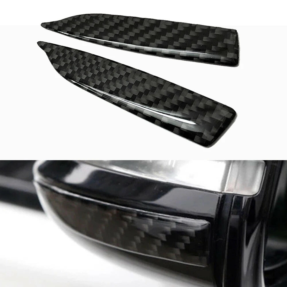 

Accessories Durable New Parts Perfect Rearview Mirror Protector Car 2pcs Black Side Mirror Stickers Decor Glossy