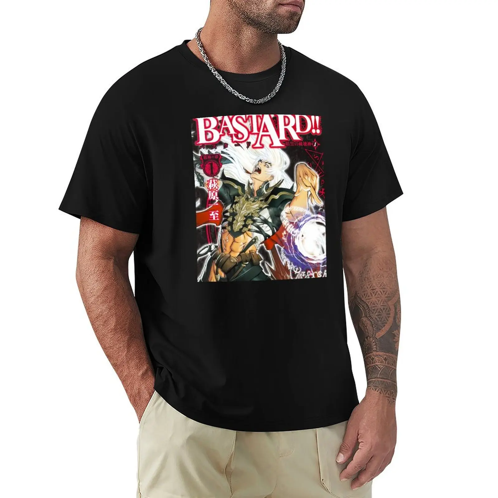 Bastard Dark Schneider T-Shirt cotton t-shirt plain for man package T-Shirt