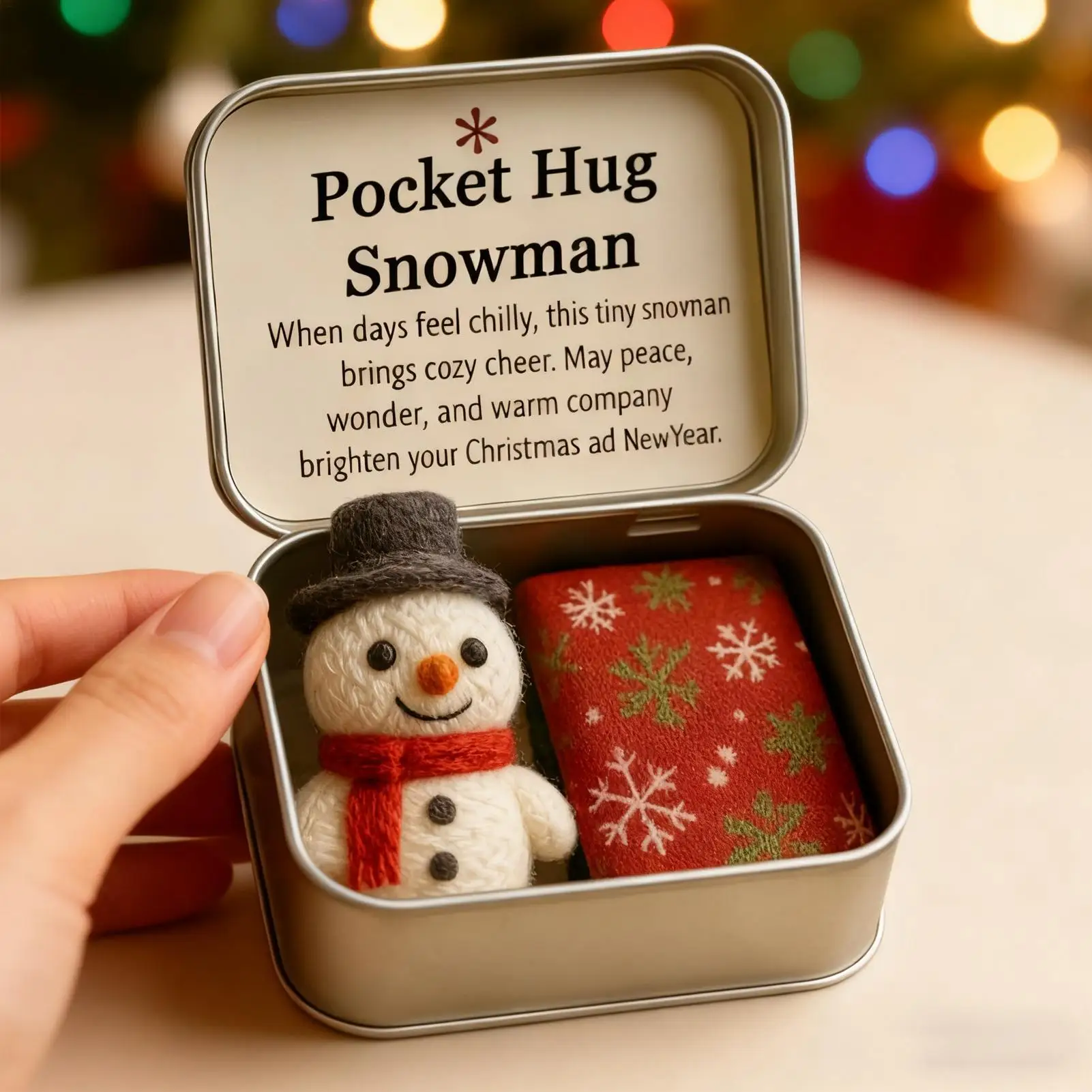 Hugs For Kids Uplifting Handmade Keepsake Little Pocket Christmas Hug For Holiday Birthday Appreciation Good Luck Care Women Men