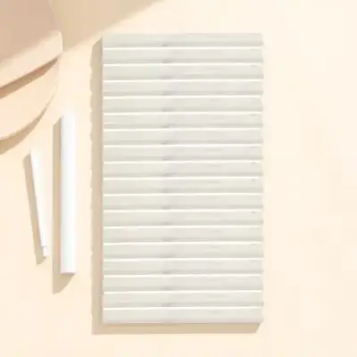 

18pcs Pencil Refills Flat Soapstone Marker Chalks For Welding Metal Processing Soapstone Refills For Construction Marking Lining