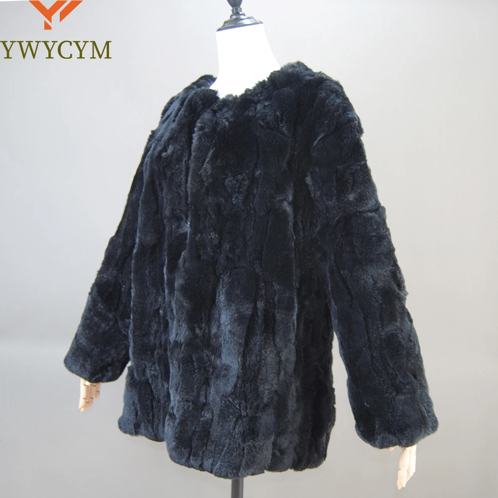 

Hot Sale Brand Real Rex Rabbit Fur Coat Female Coat Genuine Rex Rabbit Fur Coat 2025 Winter New Fashion Overcoat Long