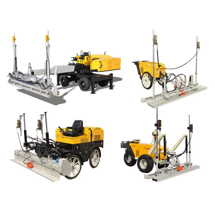 Automatic Concrete Laser Screed Laser Screeding Machine Powerful Hydraulic for Outdoor Pavement Floor 2.5m Width