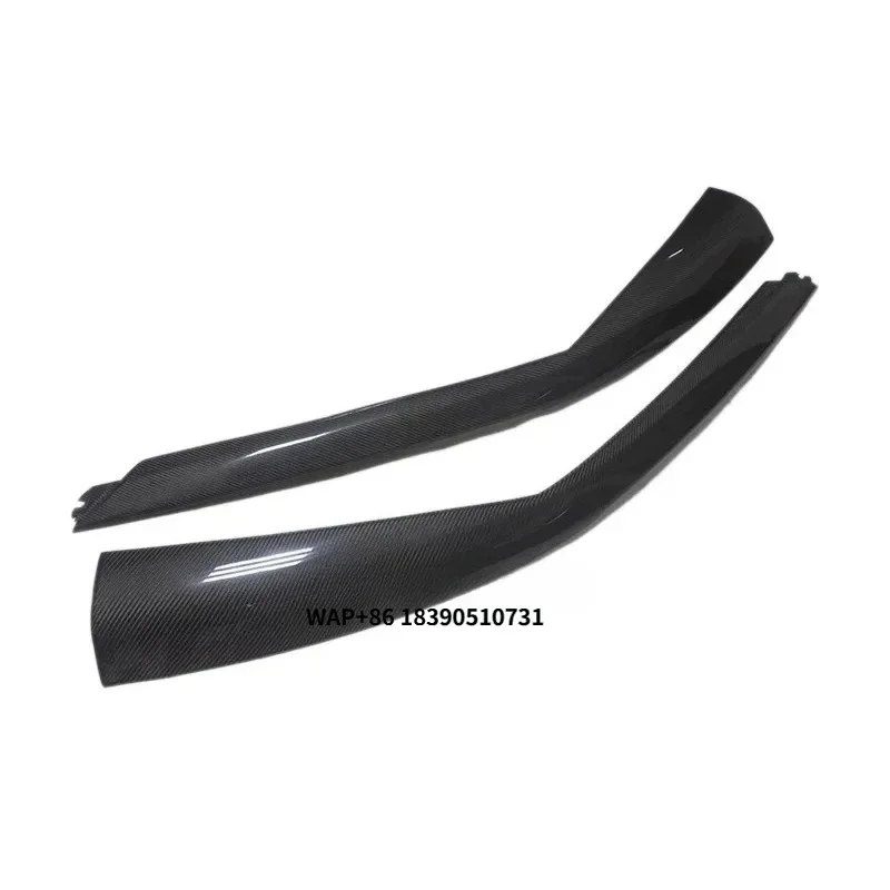 2008-2016 for GTR35 R35 Carbon Fiber Modified Car Body Kit A-Pillar Trim Window Decorative Strip Door Pillar Body Kits
