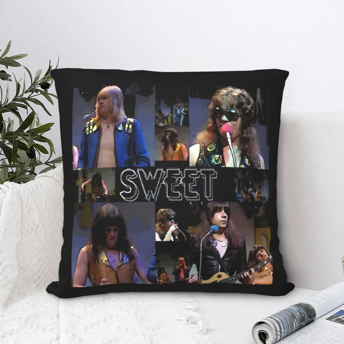 The Sweet - Ballroom Blitz Dutch TV Square Pillowcase Polyester Pillow Cover Velvet Cushion Zip Decorative Comfort Throw Pillow