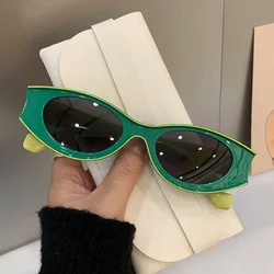 New Fashion Vintage Oval Sunglasses UV400 Sun Shades Retro Full Frame Goggles Summer Outdoor Travel Sun Glasses for Men Women