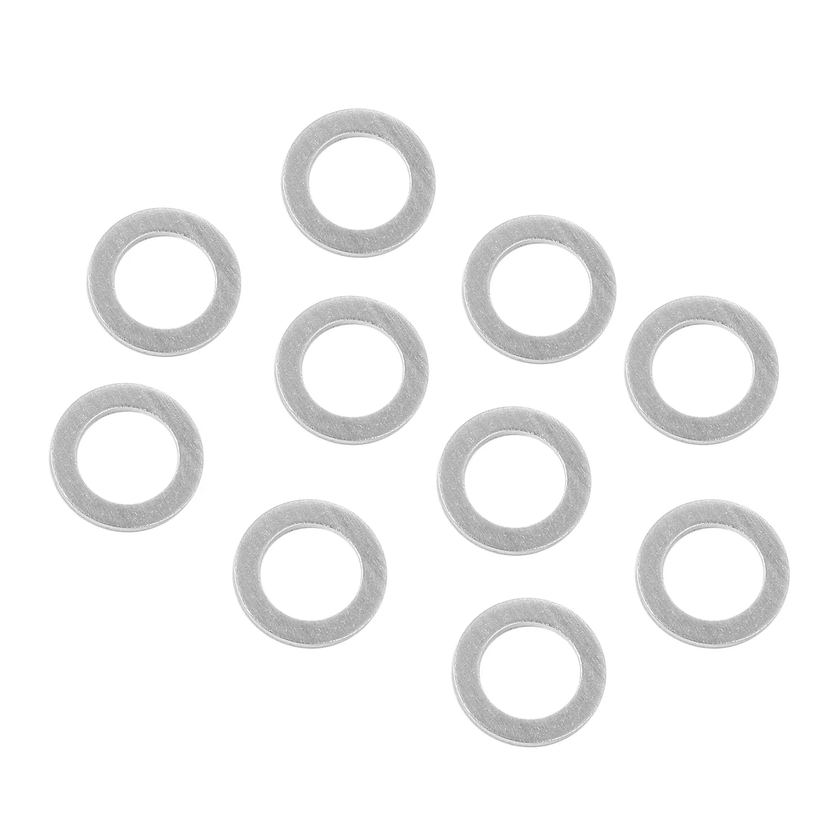 

10 Pcs Aluminum Oil Drain Plug Washer Set Screw Gasket Seal Ring Long Lasting Engine Valve Accessories