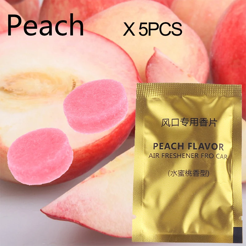 5 قطعة معطرات الهواء للسيارة عبوات سيارة تنفيس الهواء كليب نكهة استبدال مجموعة الصلبة العطر رائحة معطّر الهواء إعادة الملء أقراص