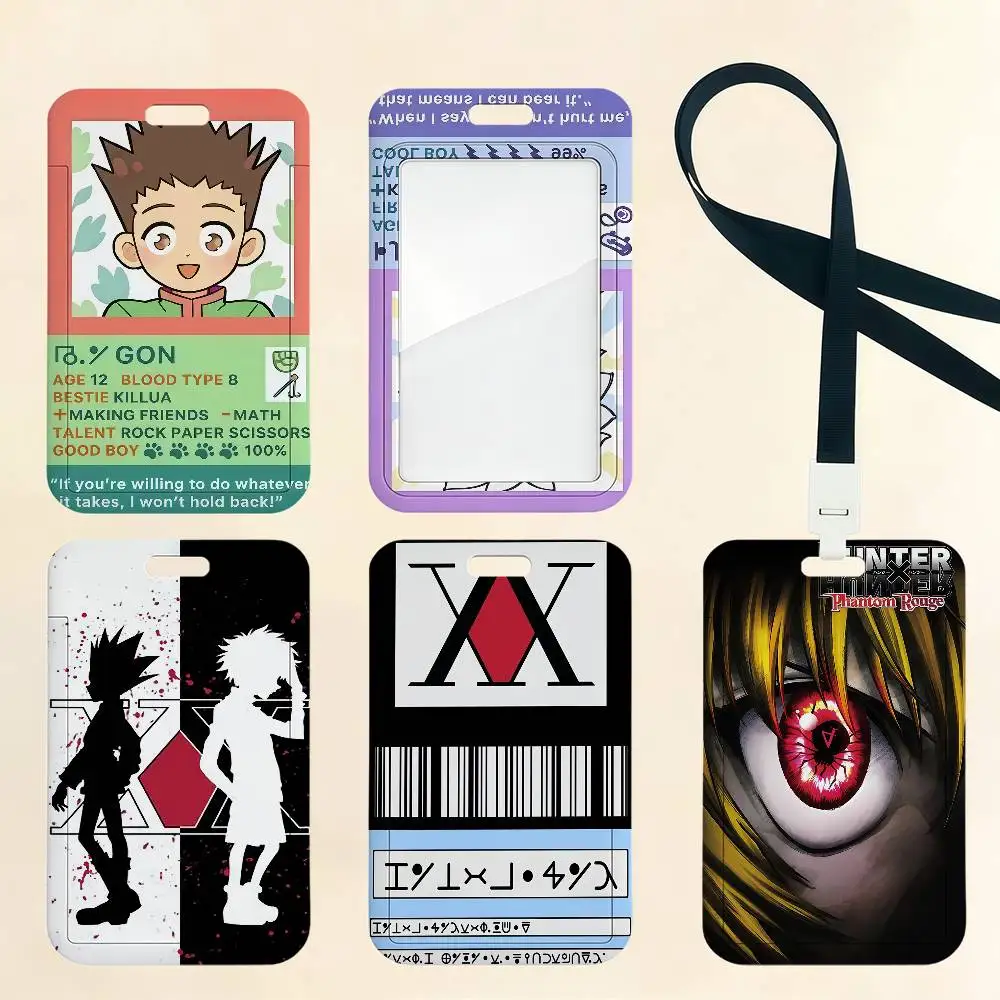 

Держатель для карт Comic H-Hunter X H-HunterS, чехол для банковских карт, кредитных карт, студенческих удостоверений, пропусков в метро, рабочих разрешений, бейджей
