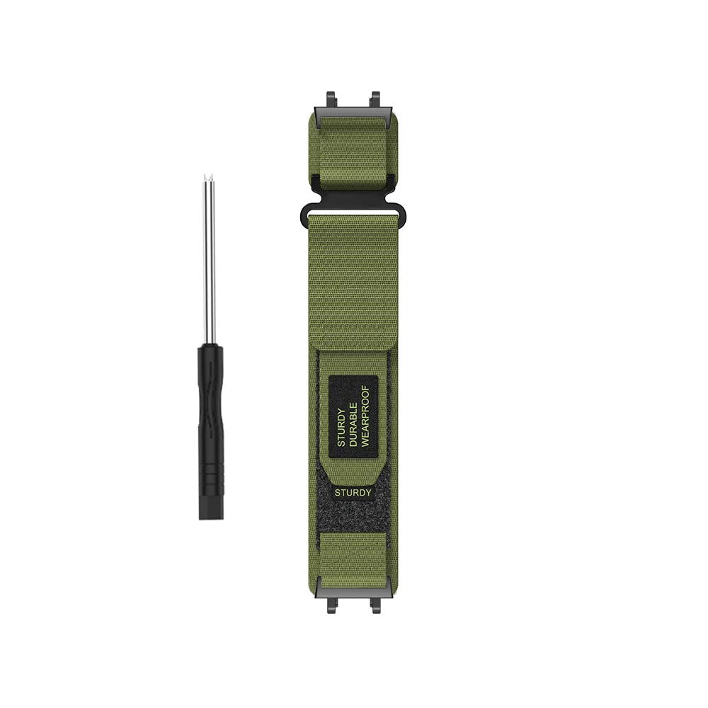 حزام نايلون لـ Huami Amazfit T-Rex 3 حزام (استيك) ساعة ل Amazfit Trex3 Smartwatch في الهواء الطلق حلقة الرياضة سوار معصمه مع أداة