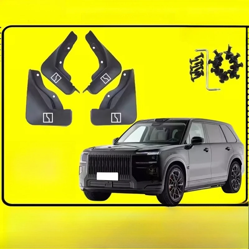 

Для Zeekr 9X 2025-2026: передние и задние брызговики (комплект из четырех штук) для защиты от грязи, специальные детали для модификации автомобиля