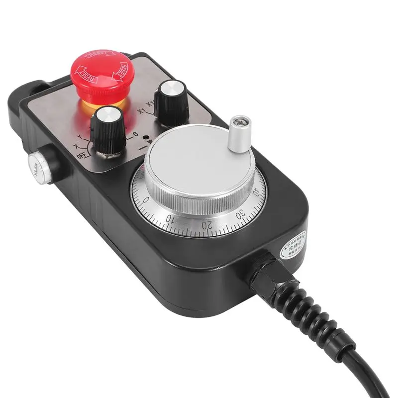 [A93Z!】 CNC Pulse Generator 6 Axis MPG Pendant Handwheel For FAGOR GSK Siemens FANUC System 5V Manual Pulse Generator