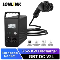 New Energy Vehicle Discharger 5KW V2L V2H GBT/CCS Vehicle-To-Load V2L Electric Vehicles Power conversion EU Socket for VW ID