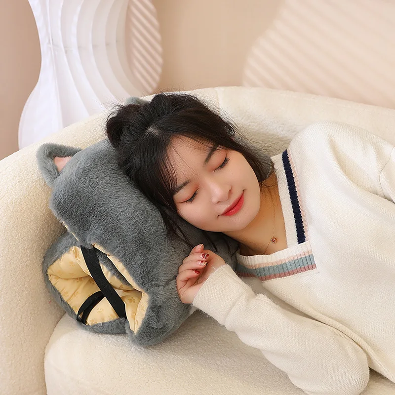 

85*45 см мягкая плюшевая подушка для тостов, кролика хаски, нескользящая моющаяся подушка для кровати, дивана, офиса, многоцелевой декор, подарок