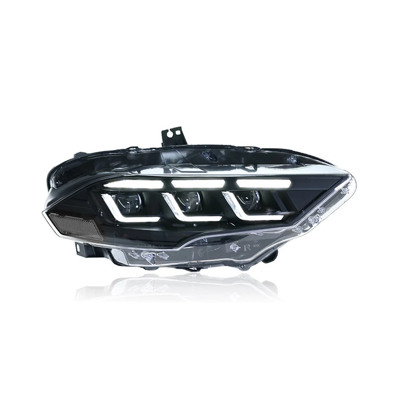 Car LED Headlights For Ford Mustang Accessories 2009- 2016 2017 2018 2019 2020 2021 2022 GT Modified Led Front Lights Assembly