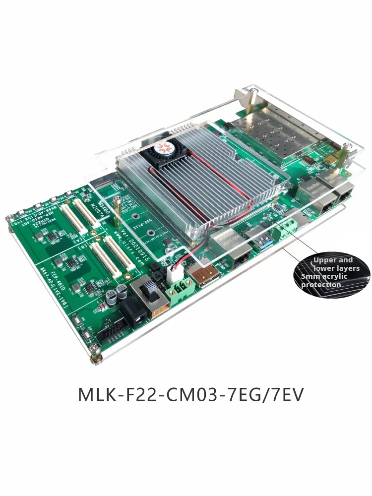 MILINKER MLK-F22-CM03: Xilinx MPSoC FPGA Board with PCIe, MIPI & eMMC for Heterogeneous Computing
