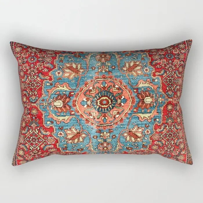 Short Velvet Moroccan Style Double-Sided Pillowcase, Living Room Sofa Waist Cushion Cover, Cushion Cover Pillow Cover 400x600mm