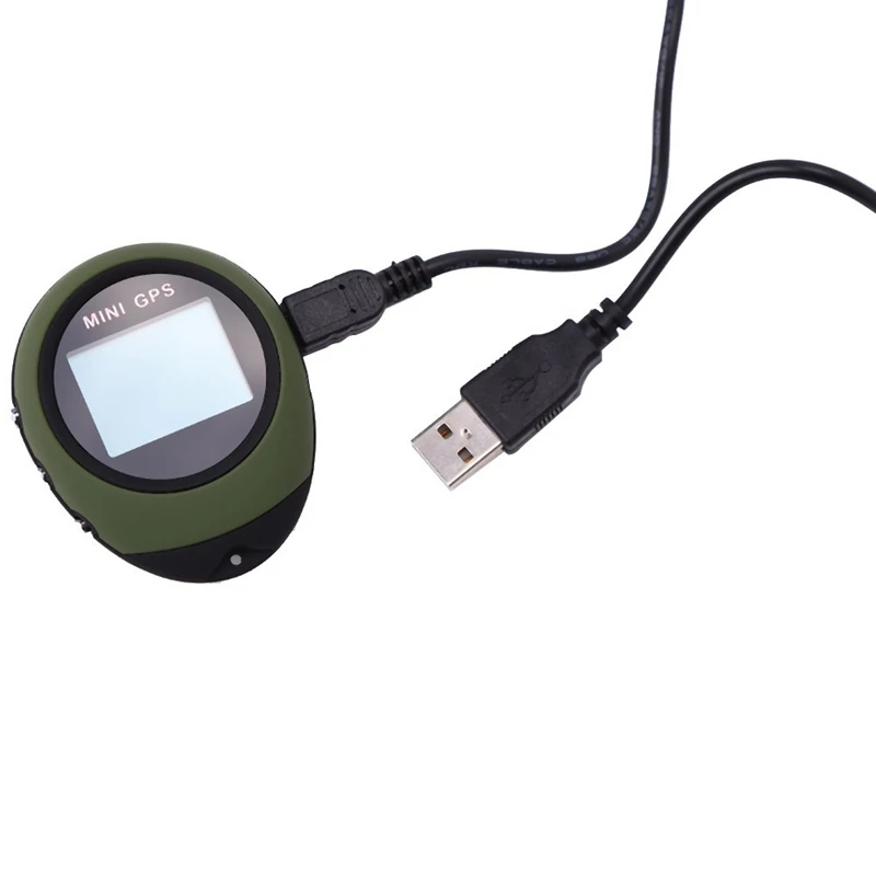 Mini GPS Navigation Receiver Tracker Logger USB Rechargeable Handheld Location Finder Tracking For Traveler