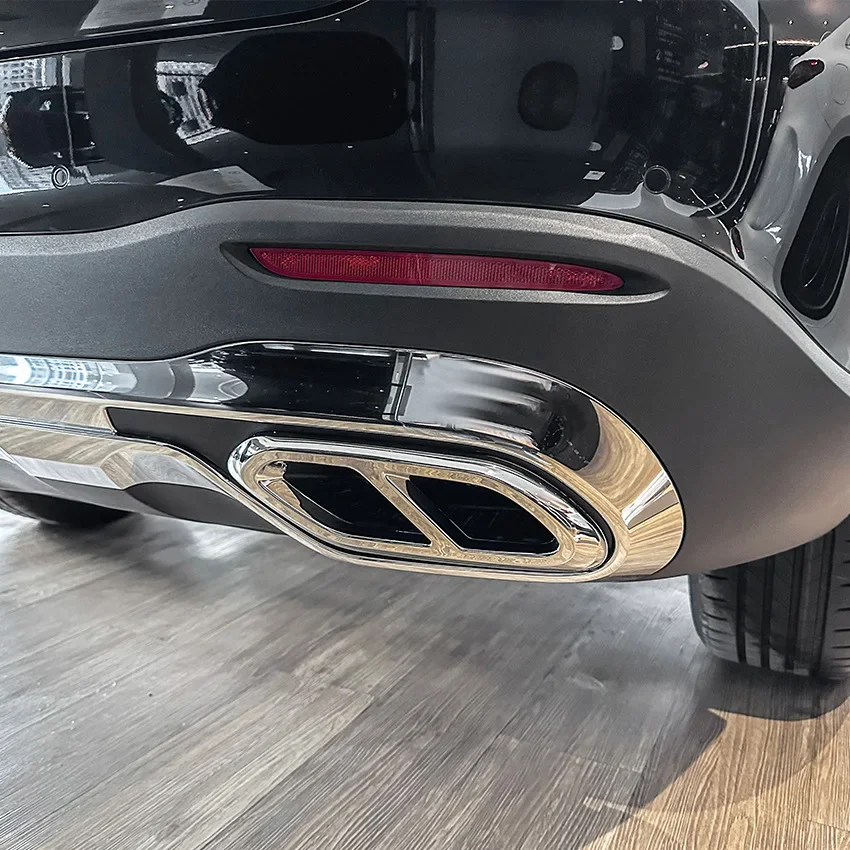 Suitable for Mercedes-Benz GLC-class X254 2023+ GLC260 GLC300 AMG four-outlet tail throat frame exhaust modification