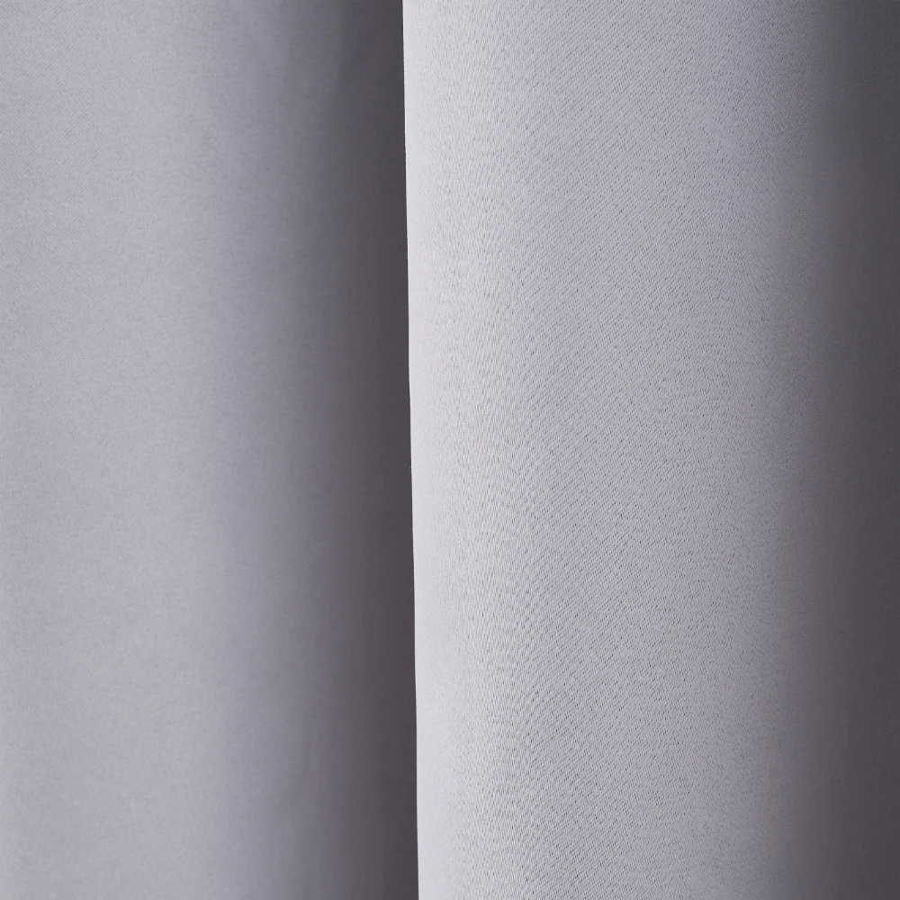 【Lifeideas】Solid Colour Grommet Top Polyester 100% Blackout Curtains Pair Home Decoration Windows Doors