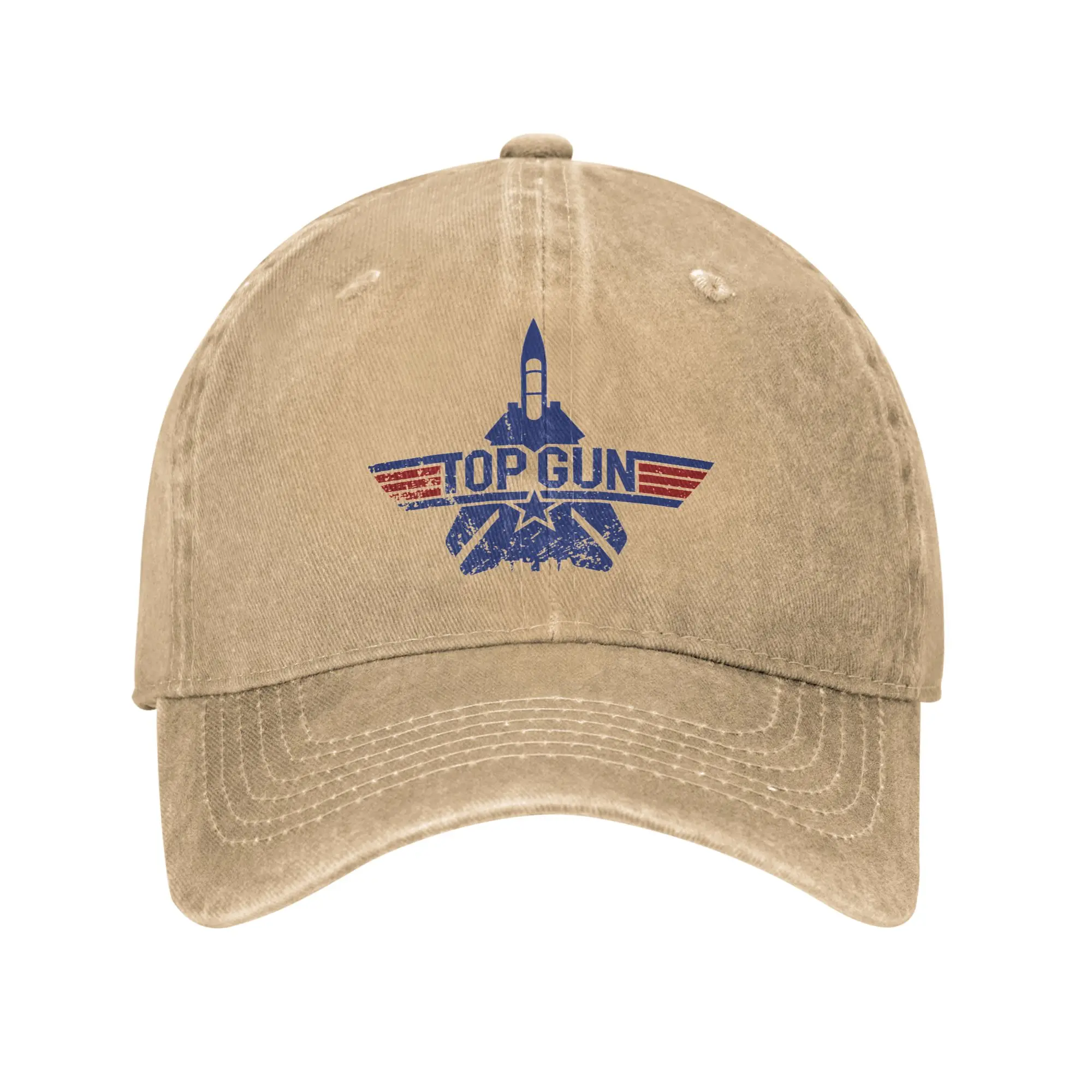 Personalized Tops Guns Cowboy Hat Hip Hop Women Men's Adjustable Fighter Aircraft Air Force Film Dad Hat Spring