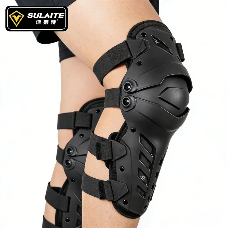 SULAITE Motorcycle Knee Pads for Men Accessories Shockproof Warm Motocross Protective Gear MTB Motorbike Knee Protector Items