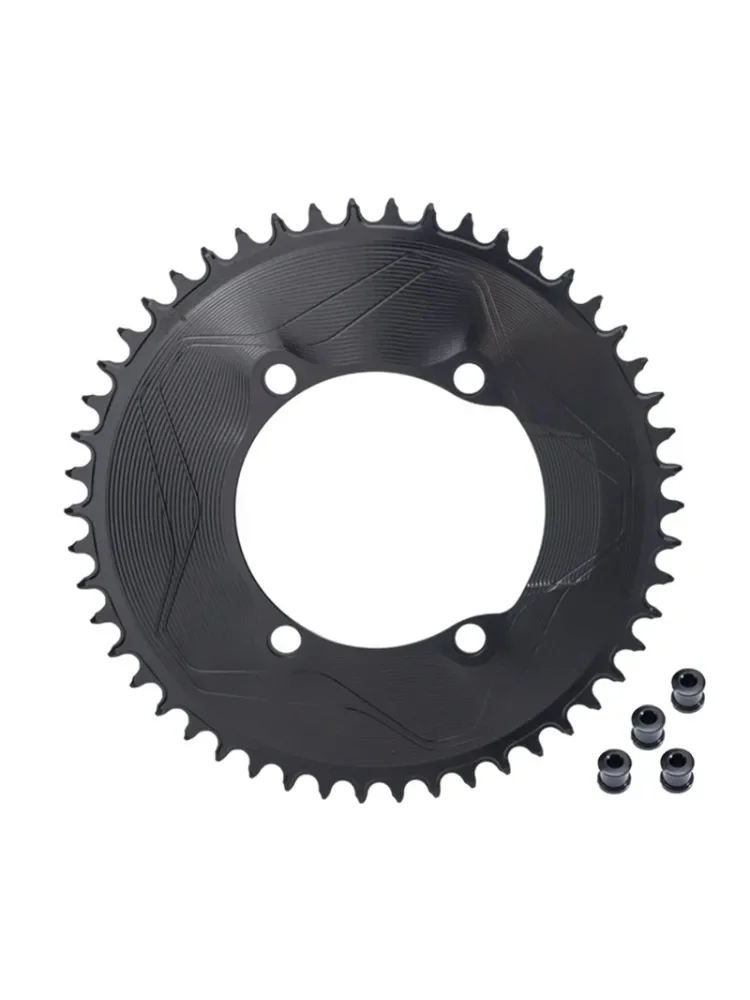 AliExpress PASS QUEST SPRILL 3mm offset (4-bolt AERO) Round Narrow Wide Chainring for shimano R92-8100 Crank Bicycle accessories