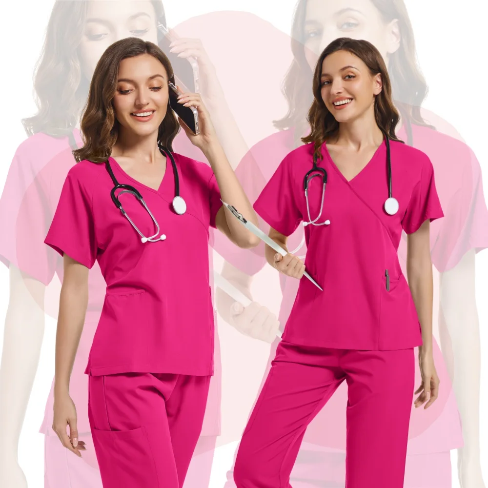Medical Uniform Matte Hospital Work Matte Set Wholesale Nursing Matte Uniform Women's Health Pharmacy Clinic Work Uniform