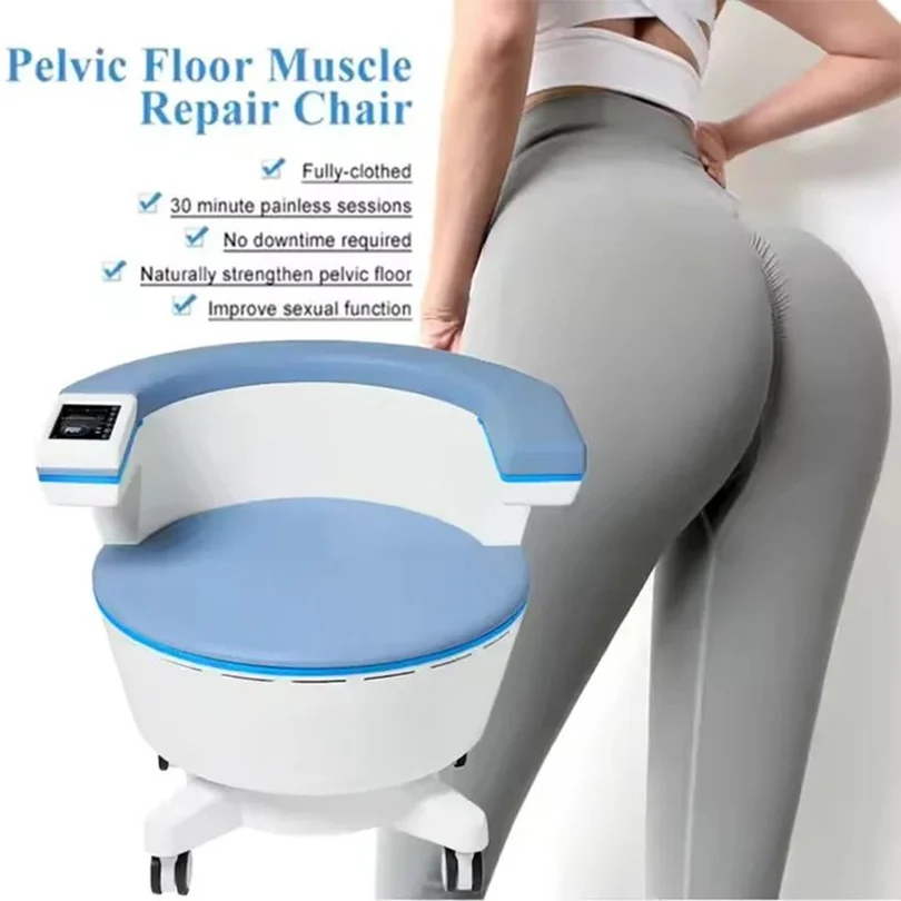 EMS Electromagnetic Muscle Chair Trainer Postpartum Recovery Pelvic Floor Stimulation for Urinary Incontinence