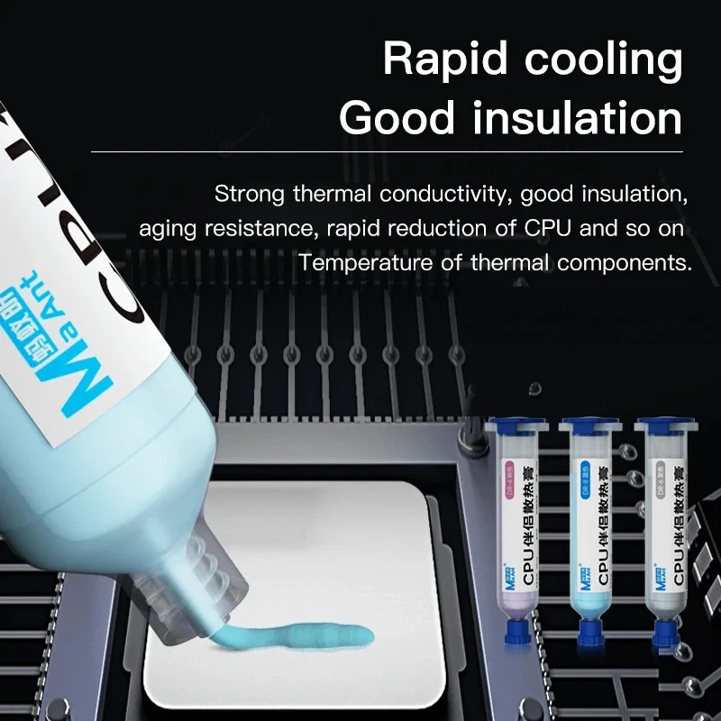 MaAnt DR-4 DR-6 DR-8 Thermal Conductive Grease Phone Repair Silicone Paste Heat Sink CPU Cooling Flux Cream Fast Cooling Tools