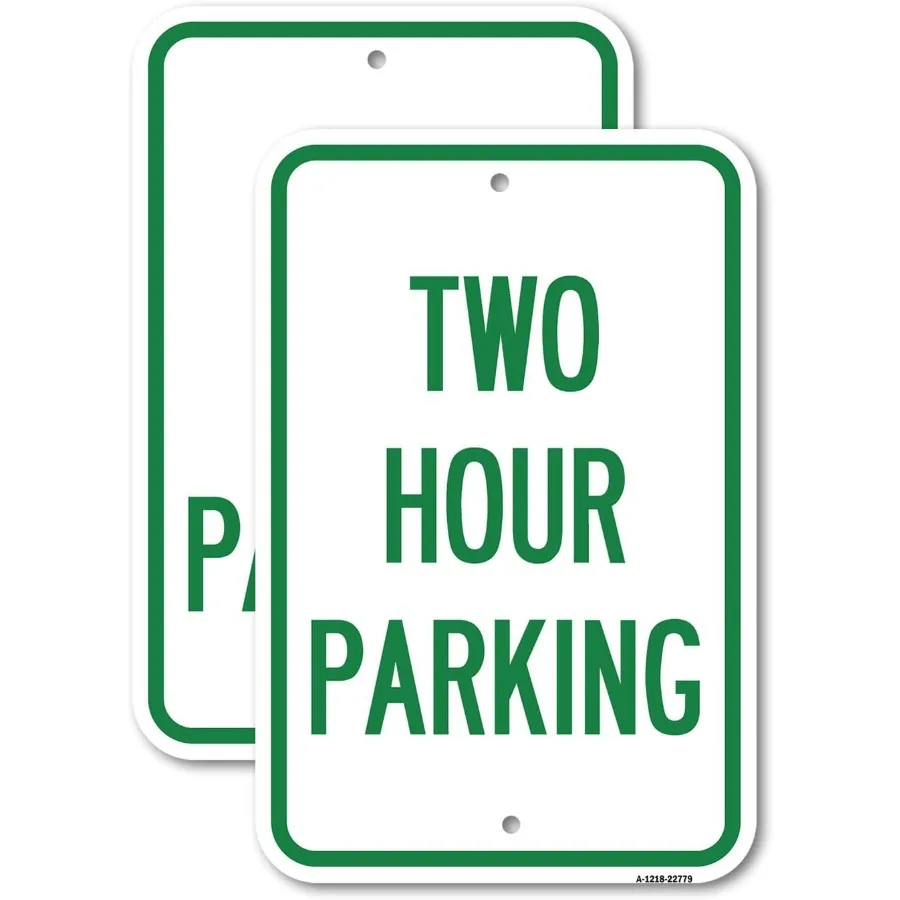 2 Pack Two Hour Parking | 12