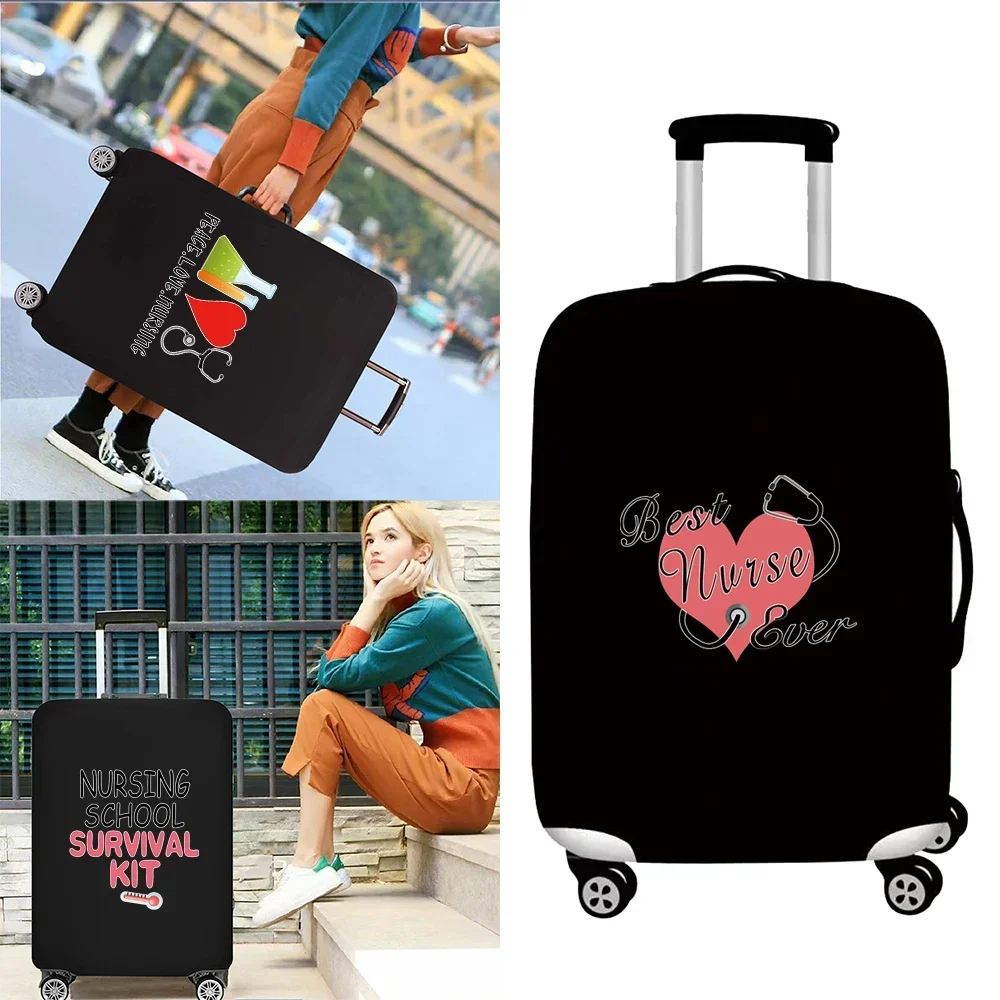 Suitcase Case Cover Luggage Protective Cover Suitcase Dust Wear-resistant Nurse Series Protective Case Travel Accessories