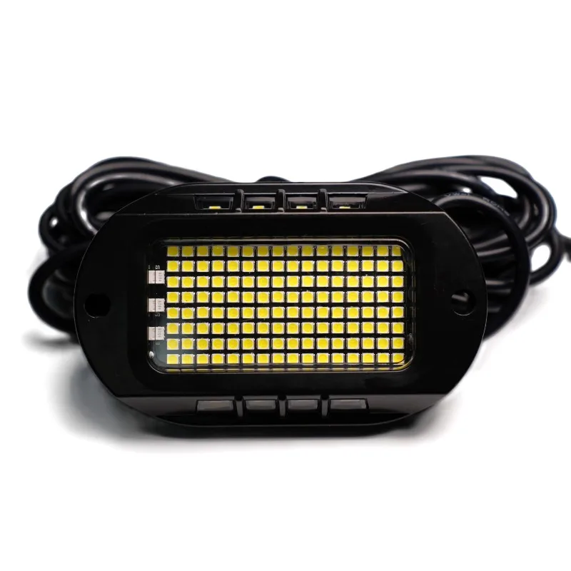 

Emitting Diode Rock Light IP68 Waterproof Aluminum Light Emitting Diode Truck Modification Accessories 12v Truck Rock Light