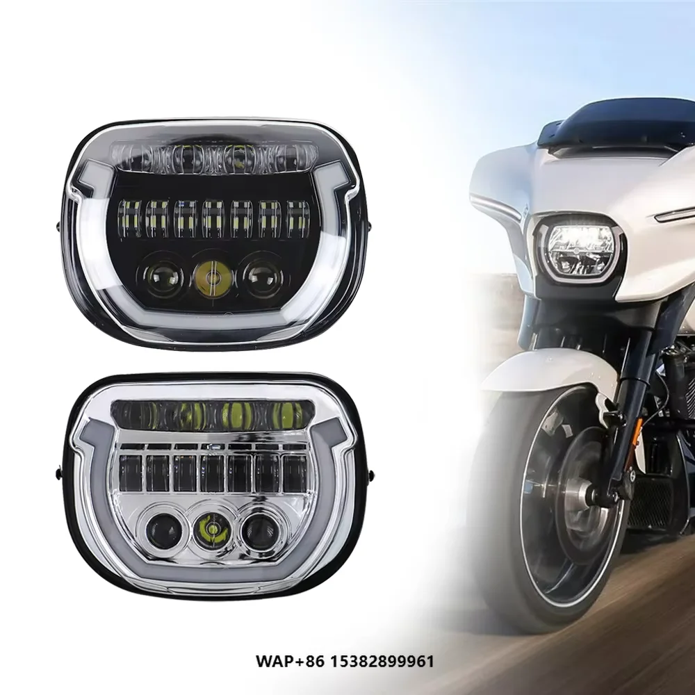 

Motorcycle Lighting System Led Headlight With Daytime Running Light for Harley CVO Street Glide FLHXSE 121 FLHX 117 2023-24