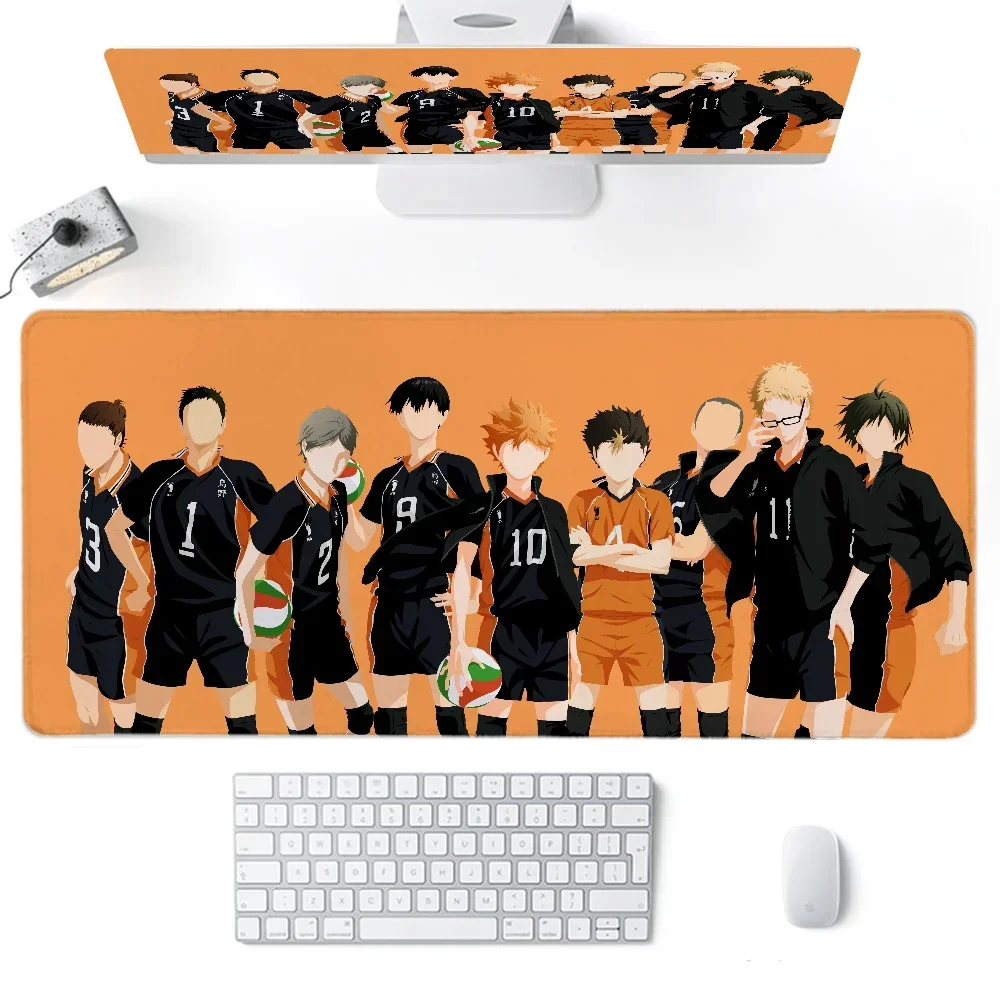 Haikyuu Mousepad Large Gaming Mouse Pad LockEdge Thickened Computer Keyboard Table Desk Mat