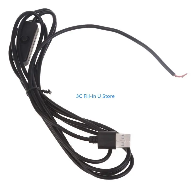 G8TA Led Switch Connector Cable USB Power Cable Easy-to-Use Power Cord Replacement