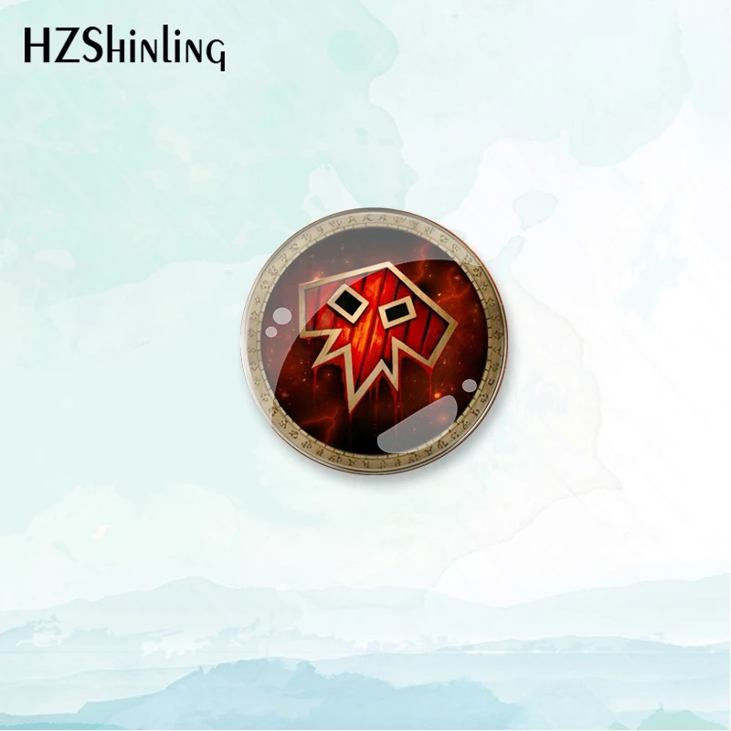 2023 New World of Warcraft Badge Brooch WOW Pin Backpack Decoration Pins Round Jewelry Women Gift