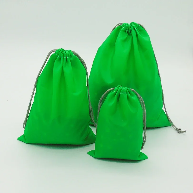 

100PCS Oxford Drawstring Bag Packaging Jewelry Cosmetic Pouch Travel Storage Wedding Party Gift Waterproof Sachet Print Logo