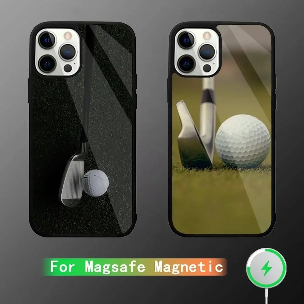 

Modern Golf Phone Case For iPhone 17,16,15,14,13,12,11,Pro,Max,Plus,Mini,SE4,E Magnetic Magsafe Wireless Charging