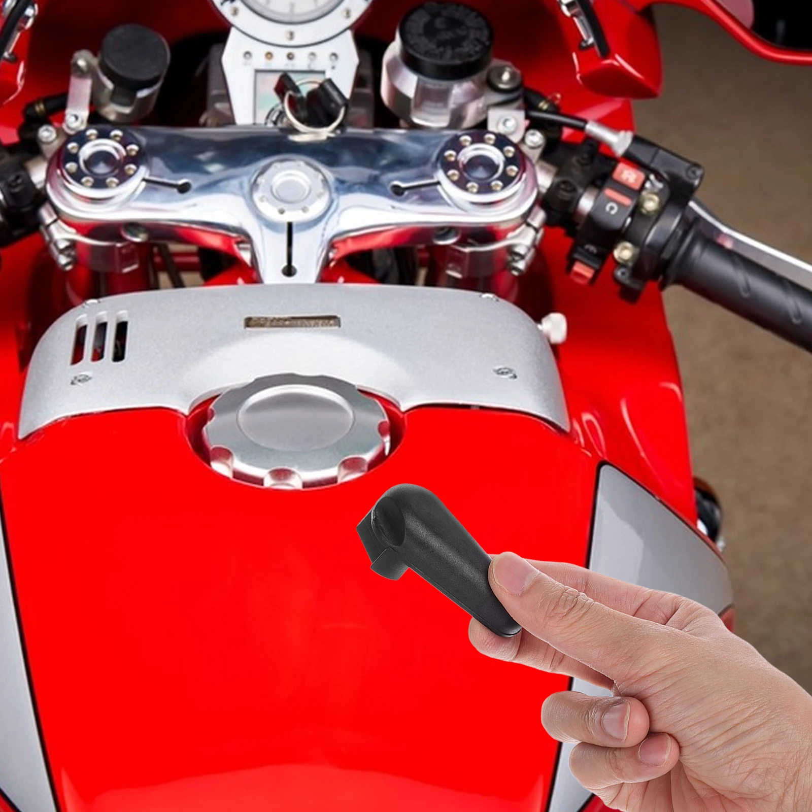 

Motorcycle Gas Cap Wrench Quick Release Tool Fuel Filler Cap Removal R1200GS ST R1250GS RS Compact Portable Storage