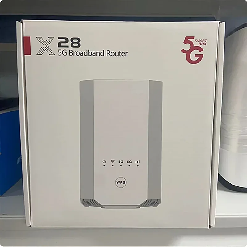 Оригинальный двухдиапазонный маршрутизатор ZLT X28 5G Indoor CPE, гигабитный Wi-Fi 6 2. Стандартный сетевой усилитель сигнала 4G LTE Cat19