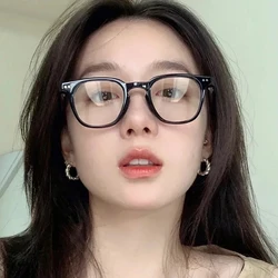Transparent Computer Glasses Frame Women Men Anti Blue Light Round Eyewear Blocking Glasses Optical Spectacle Eyeglass