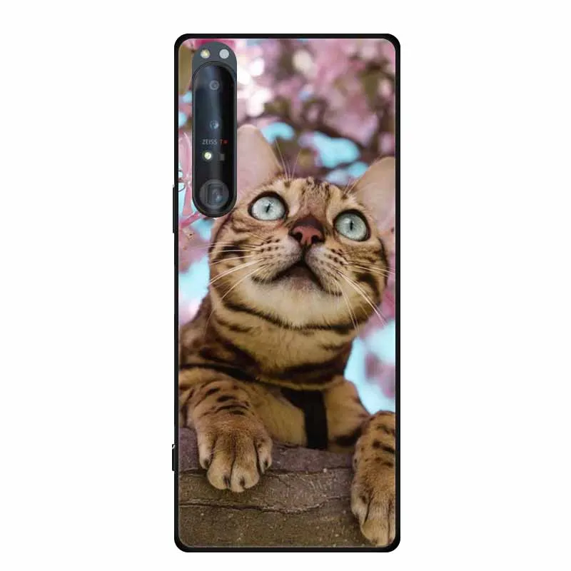 Cool Silicone Cover for Sony Xperia 1 V Case Printed Fashion Soft Back Cover for Sony Xperia 1V Case Protective Cartoon Shells