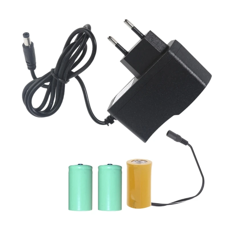 AC100-240V 50/60Hz to 4.5V LR20 D Battery Eliminators Dummy Battery Power Supply Adapter for Toy/Controller/Water Heater F19E