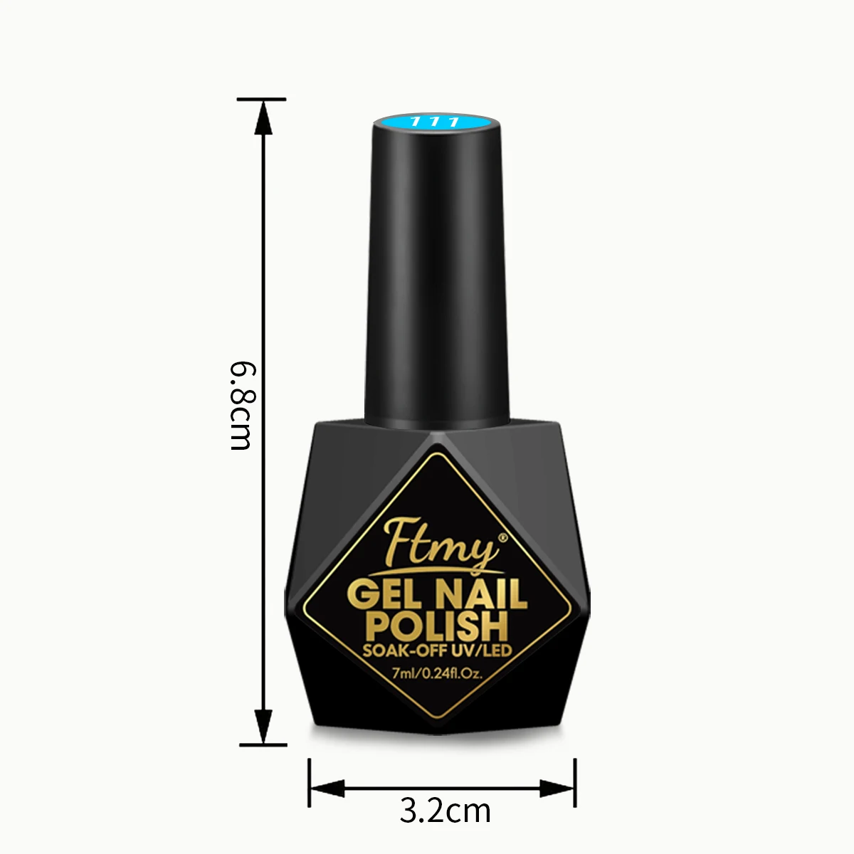 6 قطع/مجموعة طلاء أظافر جل كريستال جيلي البحر، جل أظافر شفاف باللون الأزرق والوردي والأحمر مع تأثير شفاف للثلج، نقع بالأشعة فوق البنفسجية/LE #3