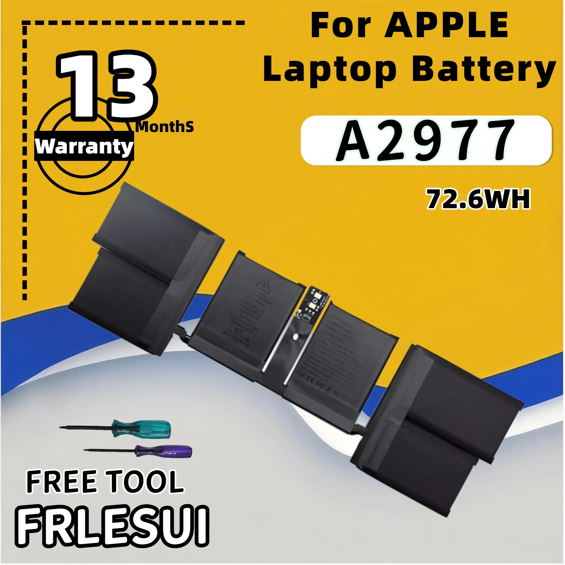 

FRLESUI Battery A2977 For APPLE Apple MacBook Pro 14" A2992 (2023 M3 M3 Pro M3 Max) 13-Months Warranty