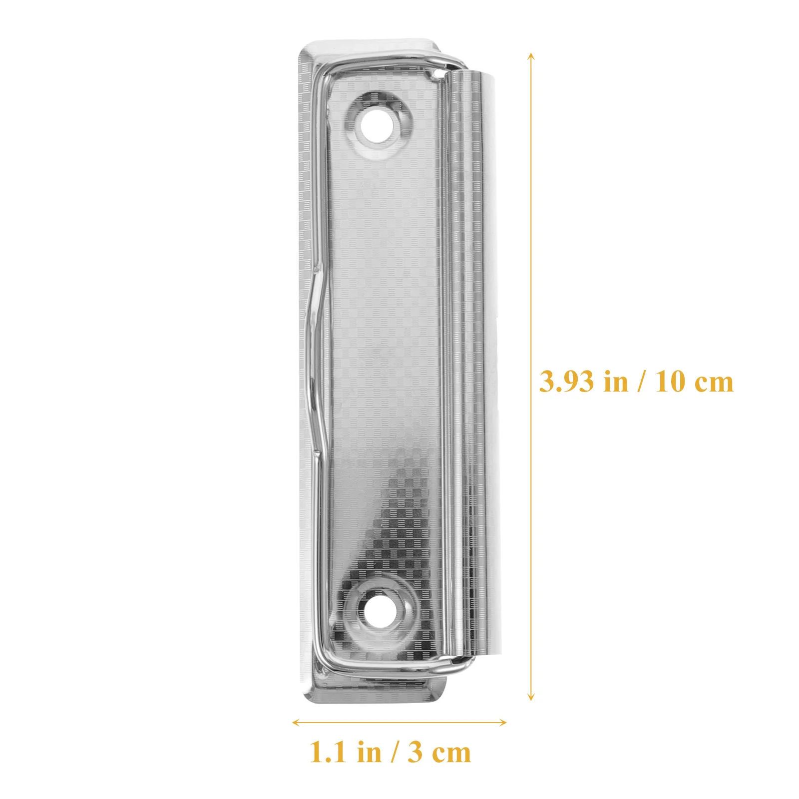 مقاطع الملفات المهنية 10 قطعة مشابك المستندات المعدنية مكتب الحافظة مقاطع القرطاسية المدرسية الموثق تحديد أدوات تصميم برشام #3