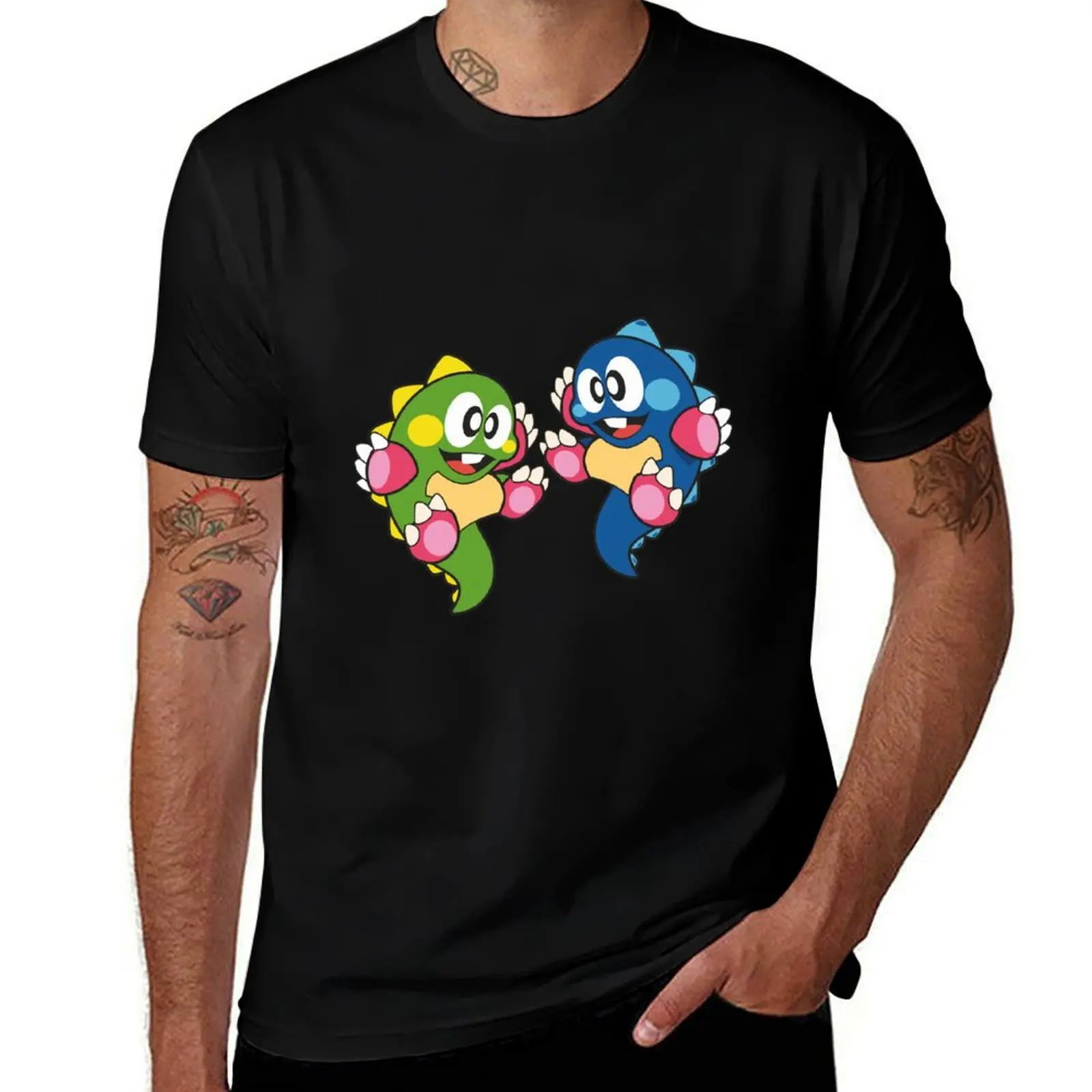 

Bobble Bubble T-Shirt Basic Plain Tee for Spring and Summer