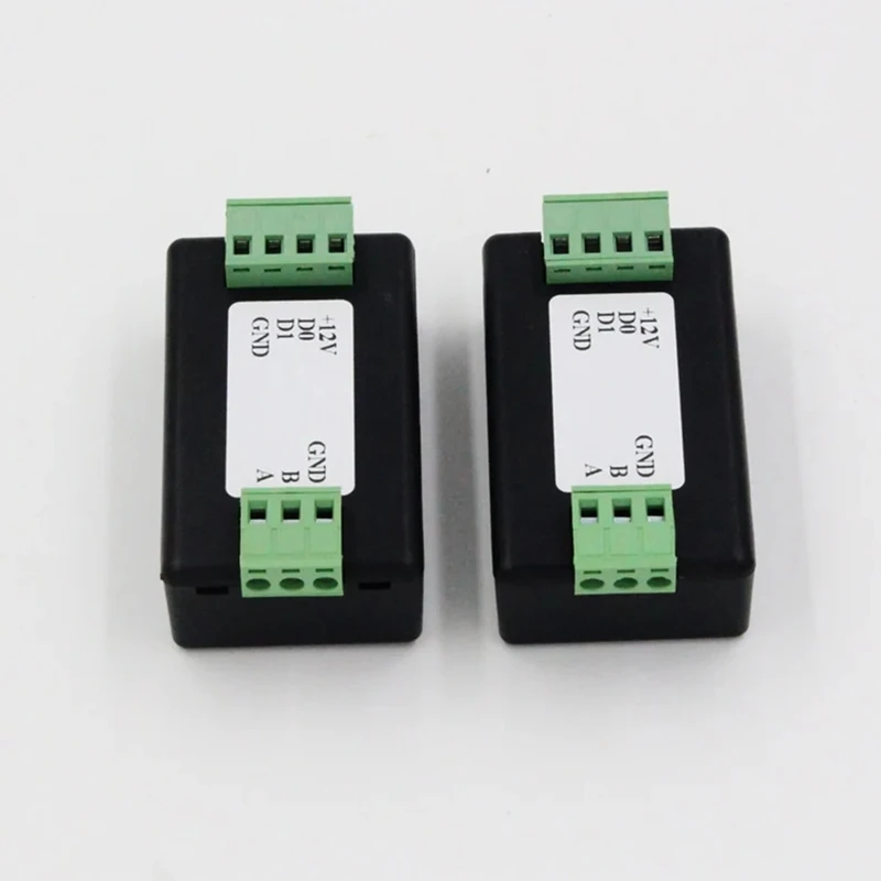Wiegand Extender / Wiegand Signal Format to RS485 Converter Auto Recognizes All WG Formats Extend Up to 500M-A73M