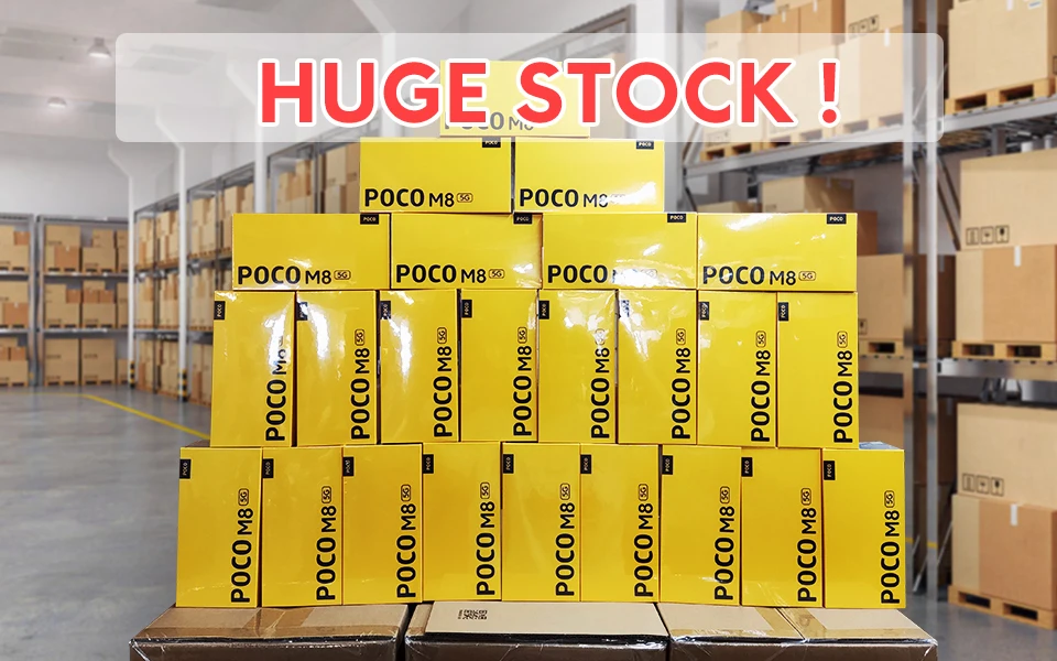 POCO M8 5G Smartphone Global Version Snapdragon® 6 Gen 3 6.77" 120Hz Display 50MP Camera 5520mAh Battery 45W Charging NFC