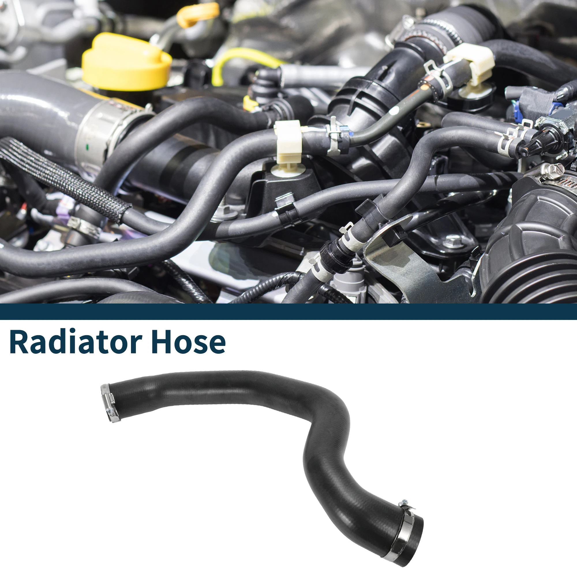 

X Autohaux шланг радиатора, шланг обогревателя для Ford Focus II 2.0 TDCi 2004-2012, No 3M516C646YH, резиновая трубка охлаждающей жидкости, черная, 1 шт.